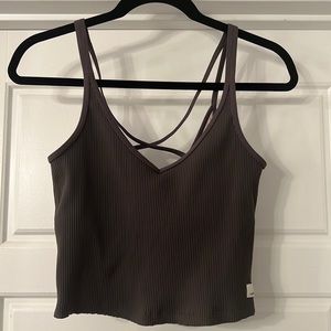 Vuori Rib crop tank